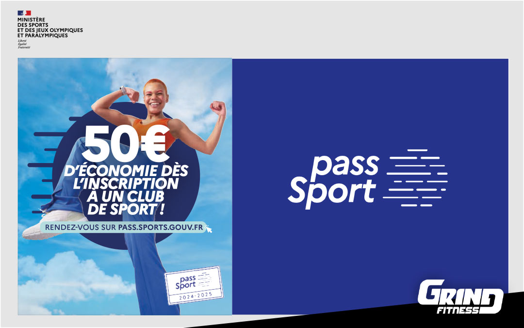 Le club Grind Fitness éligible au Pass’Sport 2024